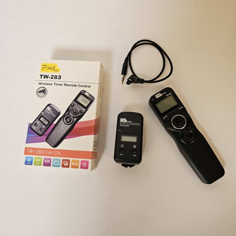 Pixel shutter release timer wireless remote control TW-283 for Canon EOS cameras